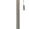 Homeroots Brushed Steel Metal Teardrop Base Floor Lamp 372483 - alternate 2